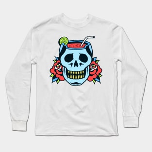 Juice in a Skull Glass Long Sleeve T-Shirt